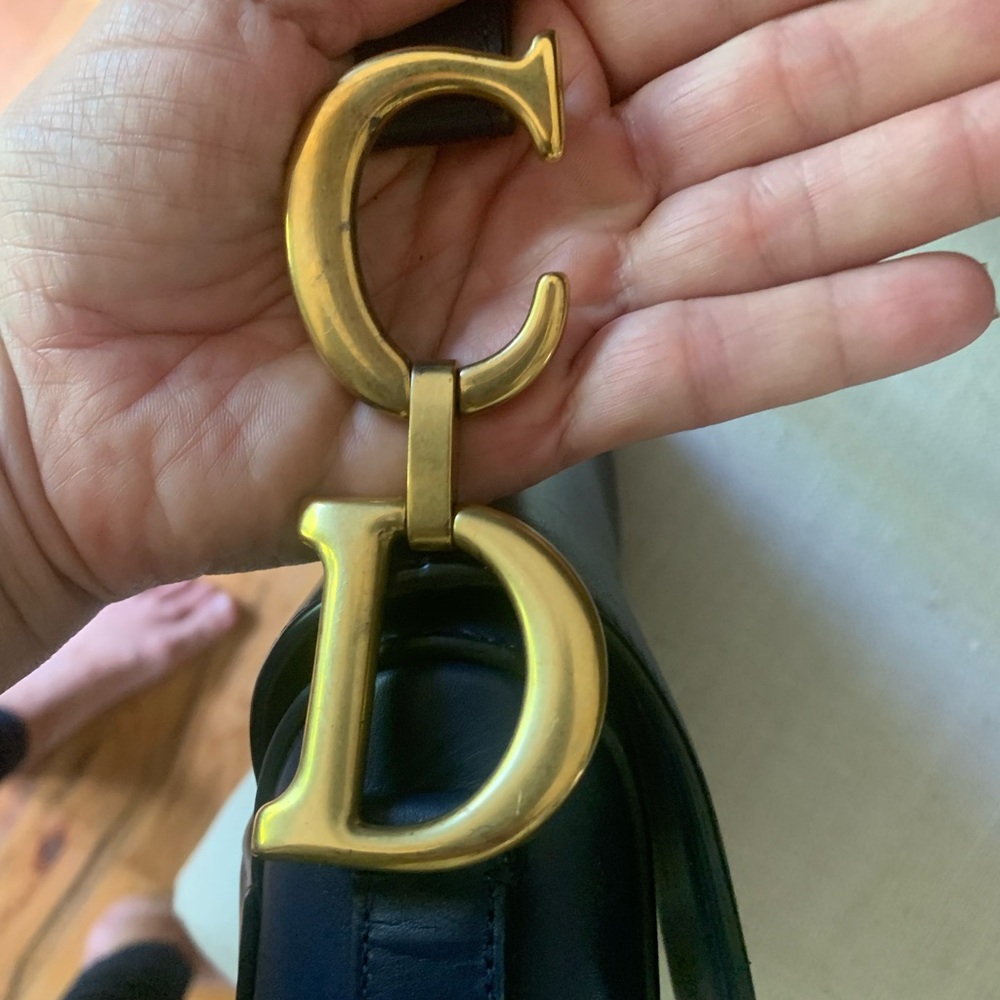 Dior saddle bag with strap - Picture 4 of 11